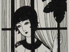 蕗谷虹児《秋の声（『少女倶楽部』第3 巻第10 号口絵原画）》1925 年、蕗谷虹児記念館蔵