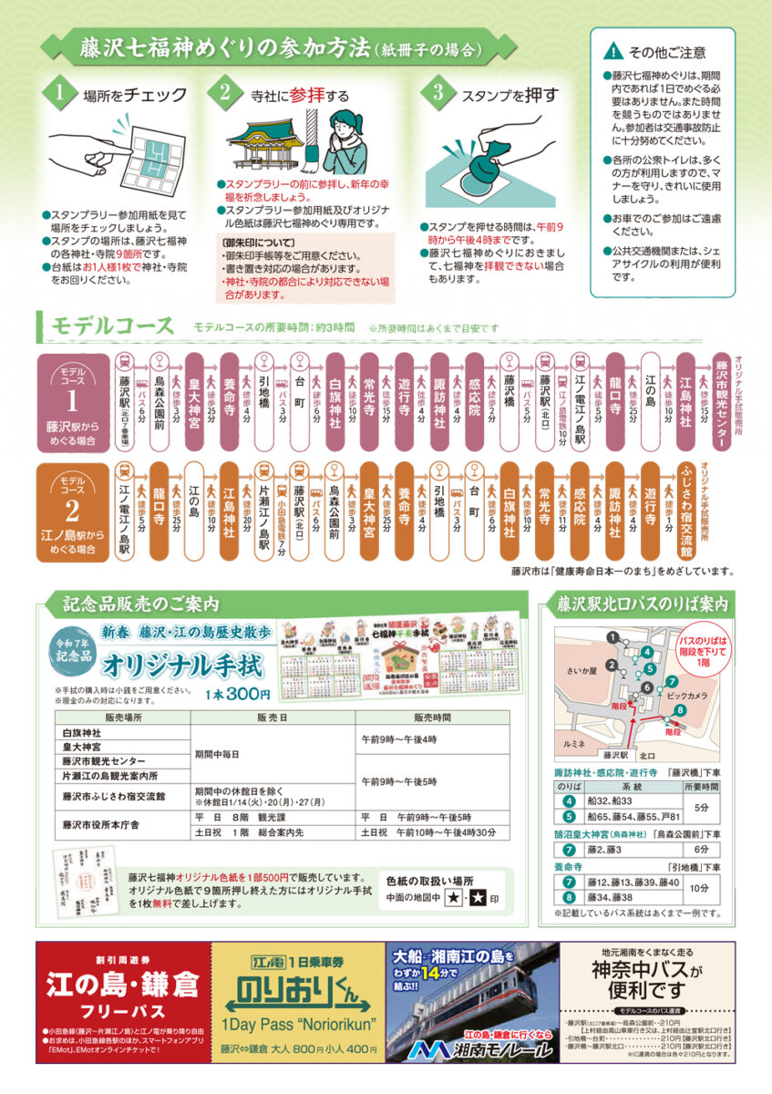 【藤沢】第28回新春 藤沢・江の島歴史散歩　藤沢七福神めぐり